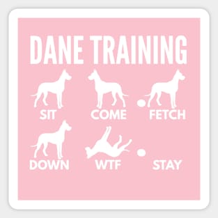 Great Dane Training Dane Dog Tricks Sticker